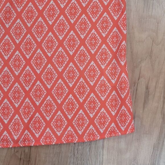 🔹️Pink Rose Orange Strappy Lightweight Tanktop Large - Picture 7 of 10